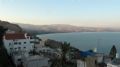 A room with a view - across the Sea of Galilee - Jesus walked across the water here....