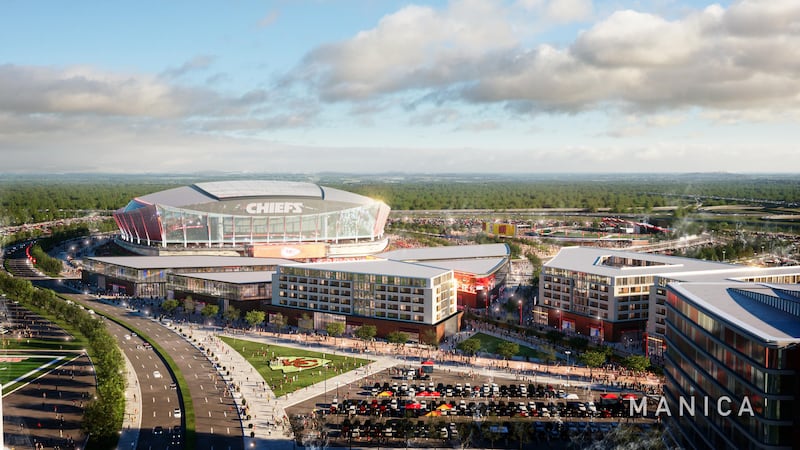 Renowned sports architect David Manica shared renderings of a potential Kansas City, Kan.,...
