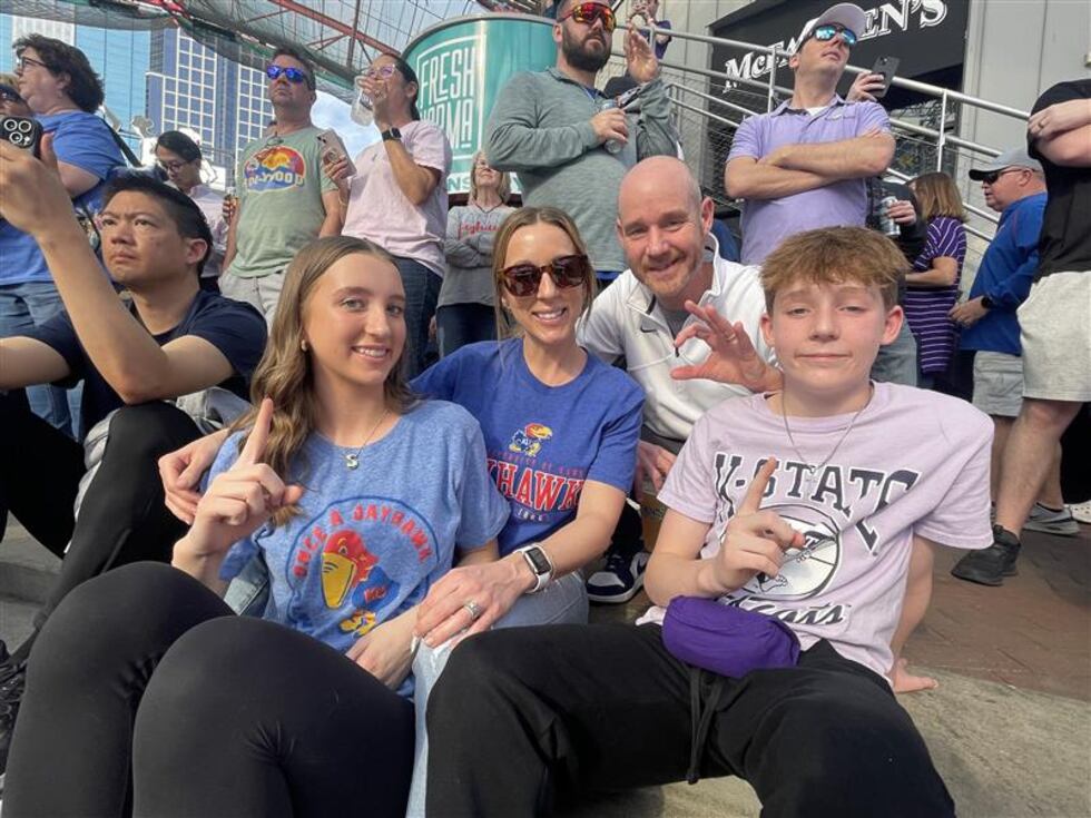 The Werth family from Liberty were among many houses divided at Power and Light Wednesday as...