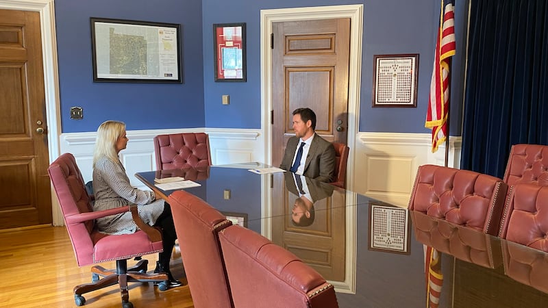 KCTV5's Samantha Boring discusses property tax assessments with Missouri State Auditor Scott...